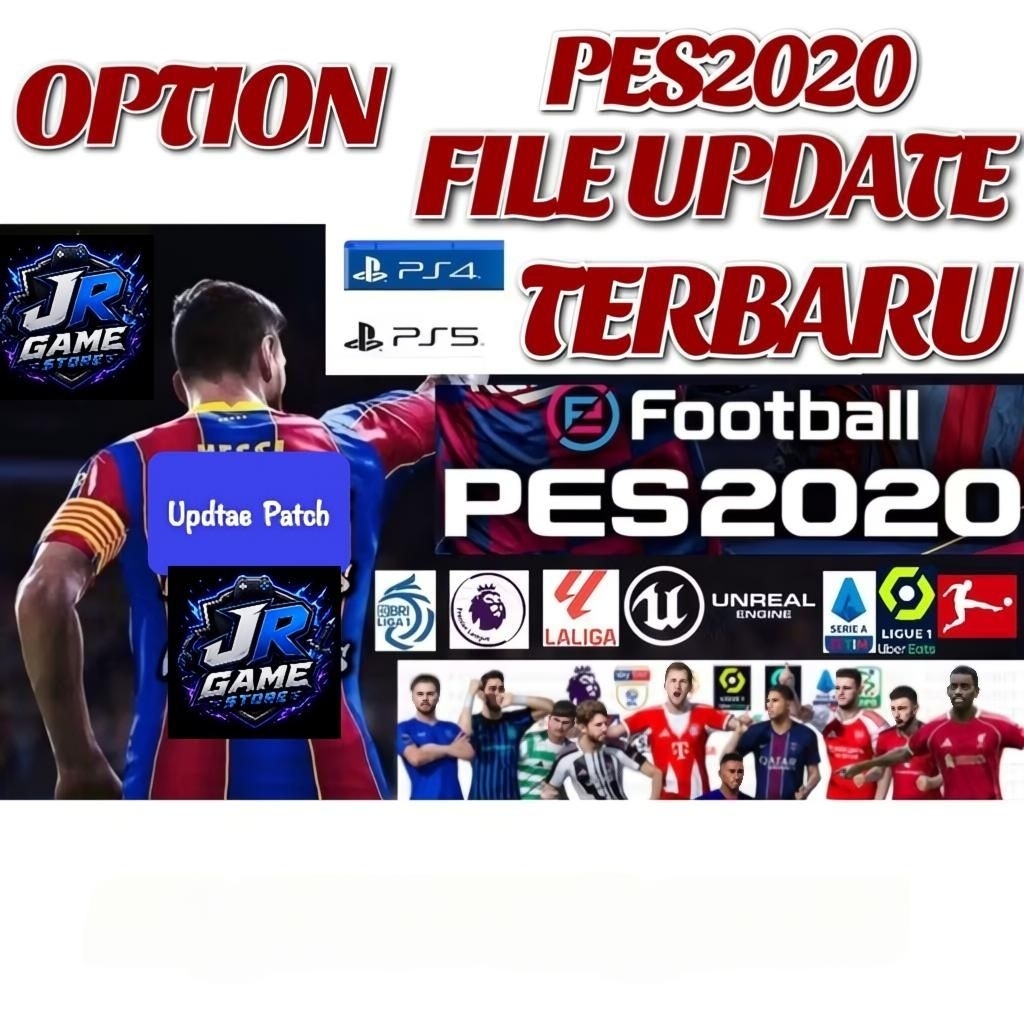 OPTION FILE TERBARU PATCH PES 2021 (PS4 PS5) Patch pes 21 Season Update PS4 & PS5 ORIGINAL