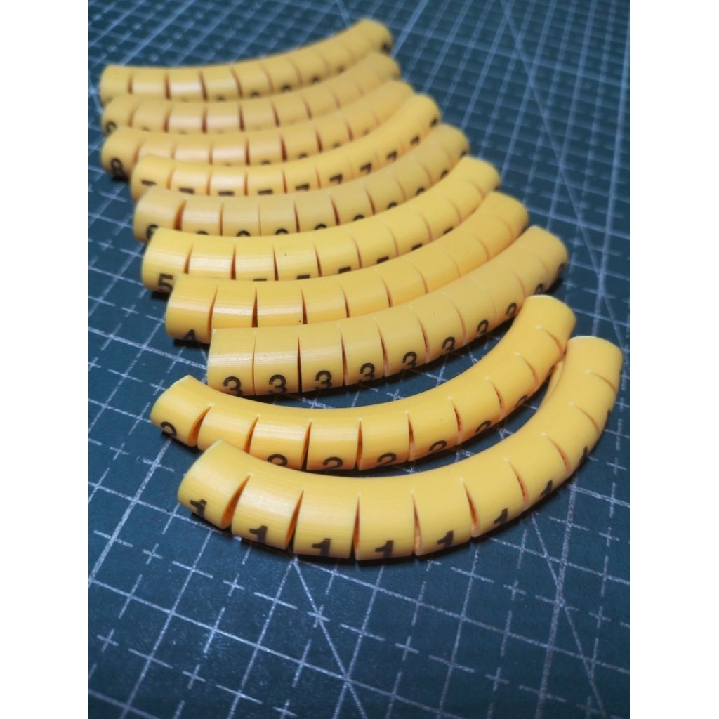 100 kabel penanda kabel marker 0123456789 kabel marker