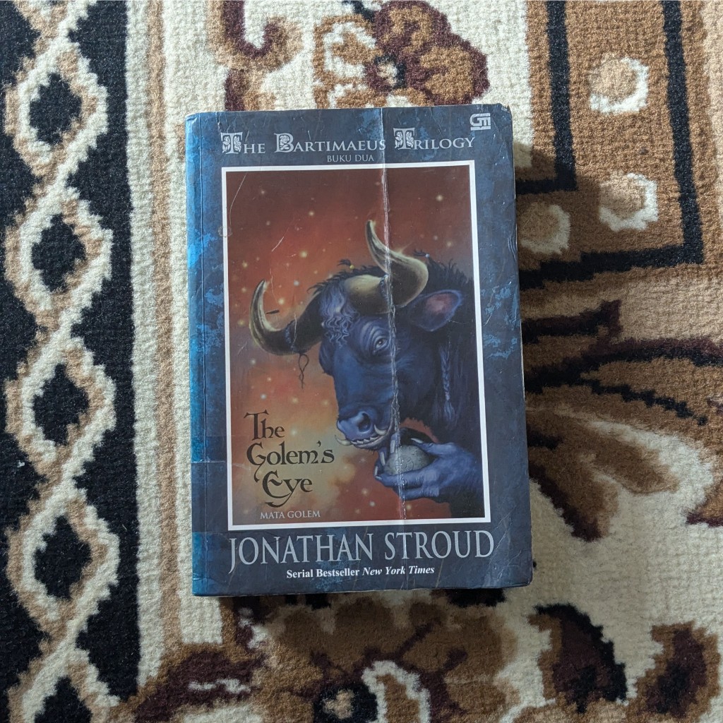 The Golem's Eye (Mata Golem) – Jonathan Stroud | Gramedia | Novel Fantasi Preloved