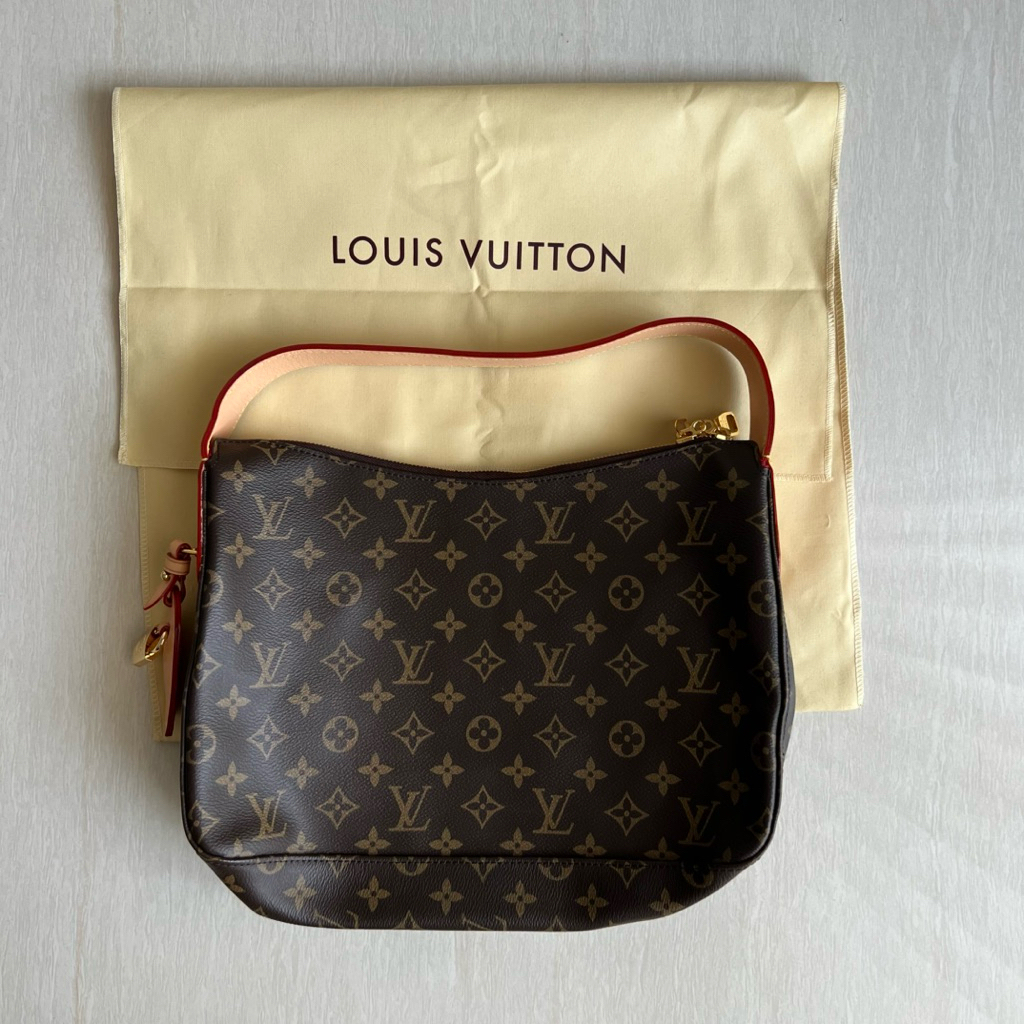 PL Louis Vuitton LV Slouchy PM Monogram Shoulder Hobo Bag (with Dustbag)