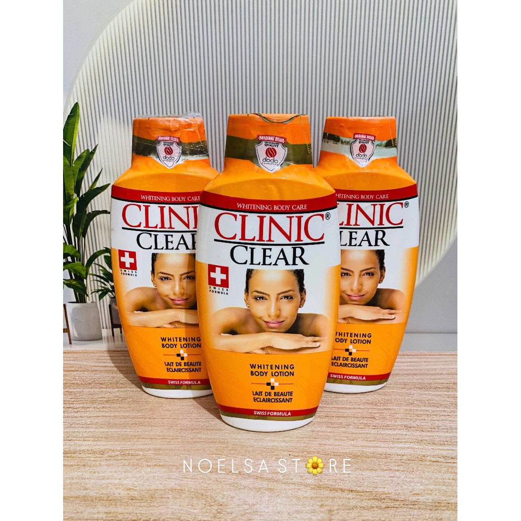 (COD) CLINIC CLEAR BODY LOTION WHAITENING (exp 2028