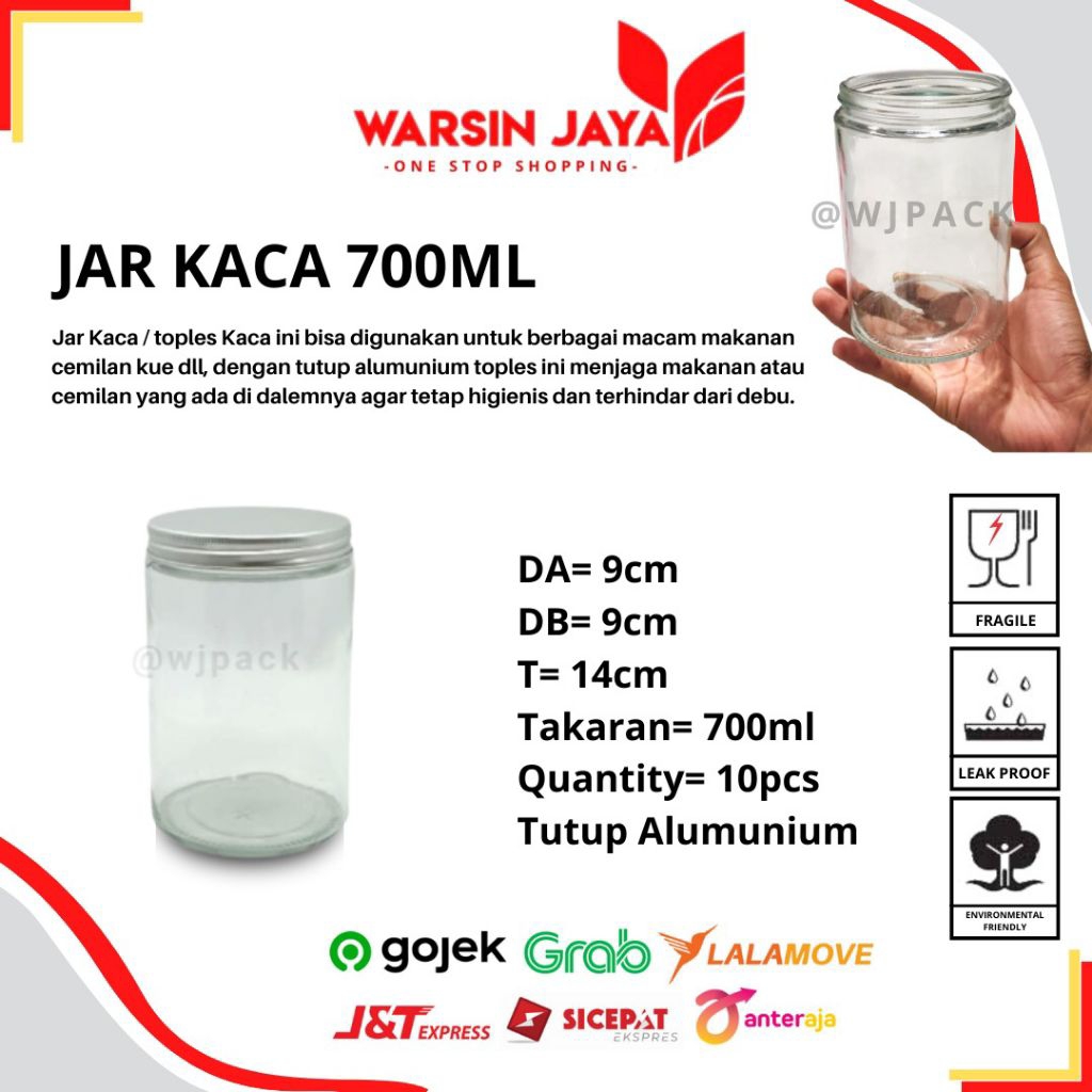 JAR KACA 1000ML 1PCS