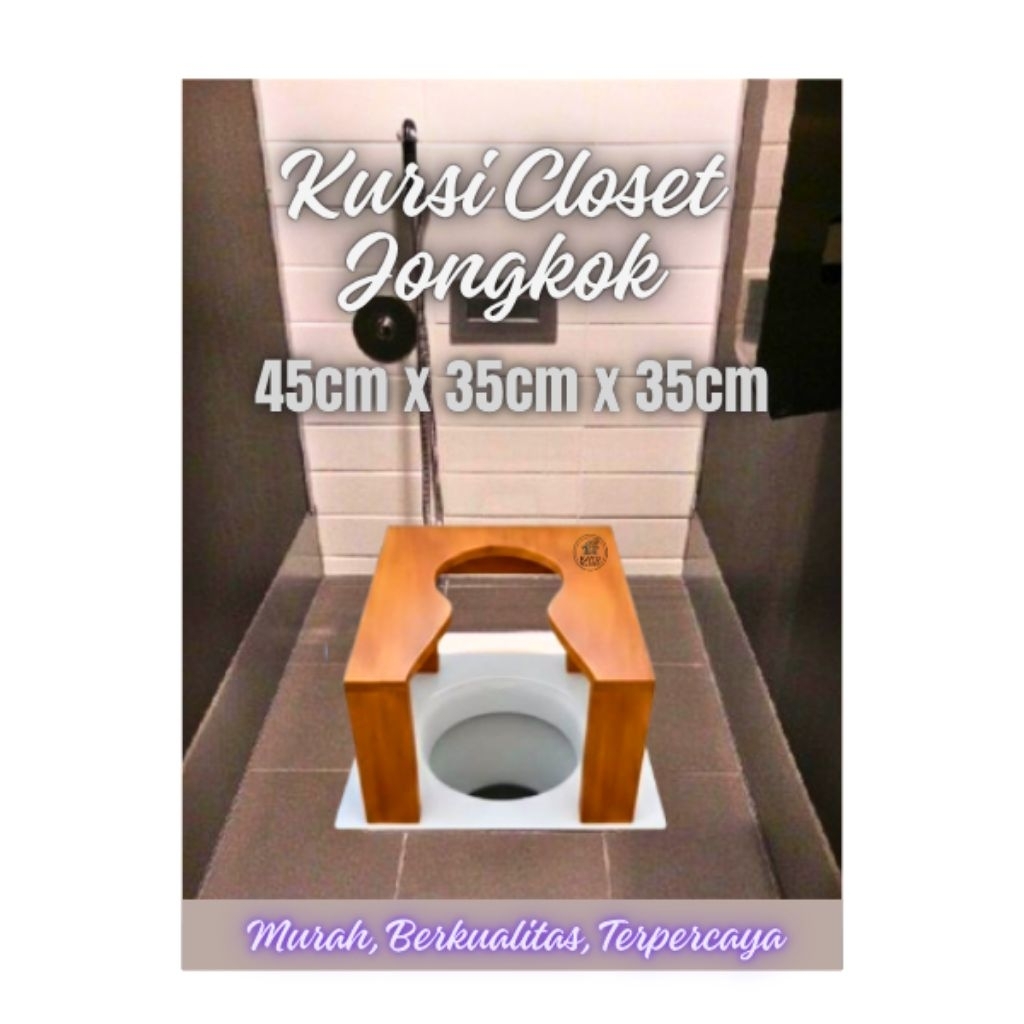 Kursi WC jongkok, Kursi Closet Jongkok, Kursi wc portable