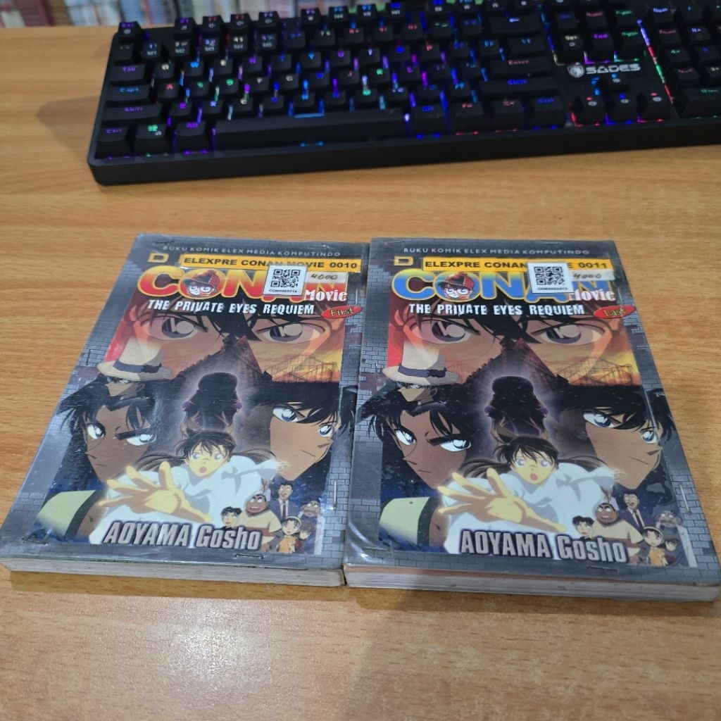 Bundle Komik Detektif Conan Movie - The Private Eyes Requiem Volume 1-2 Preloved
