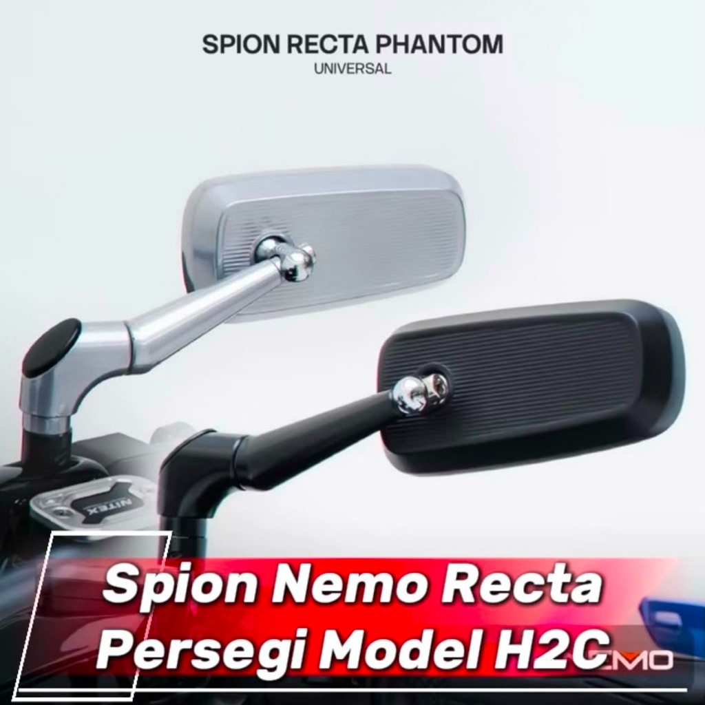 Spion Ori Nemo Recta Model H2C & Spion 1007 1008 Winglet Arrow Eclipse Aluminium Desain Stylish & Ku