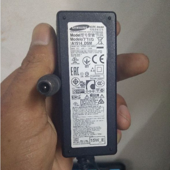 Charger televisi SAMSUNG 14V  Original Jarum