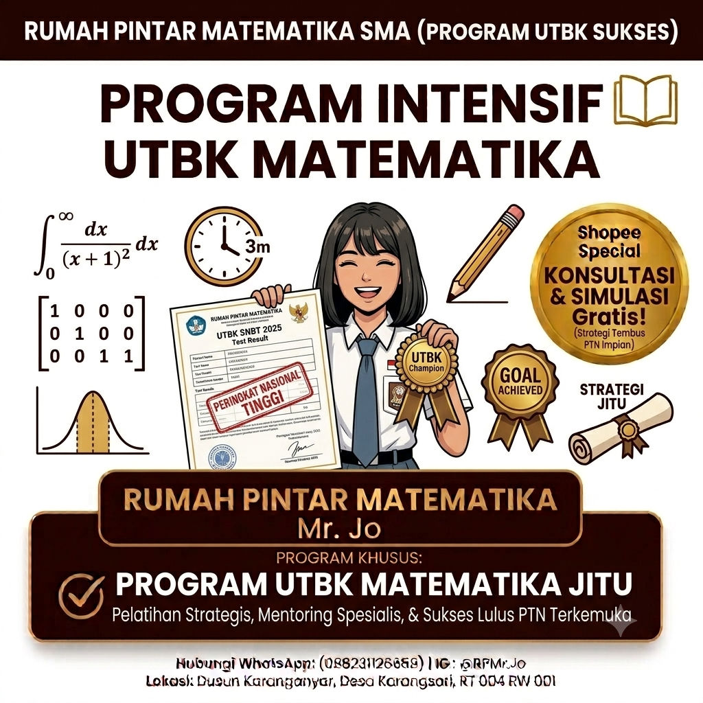 Bimbel Privat Persiapan SUKSES UTBK