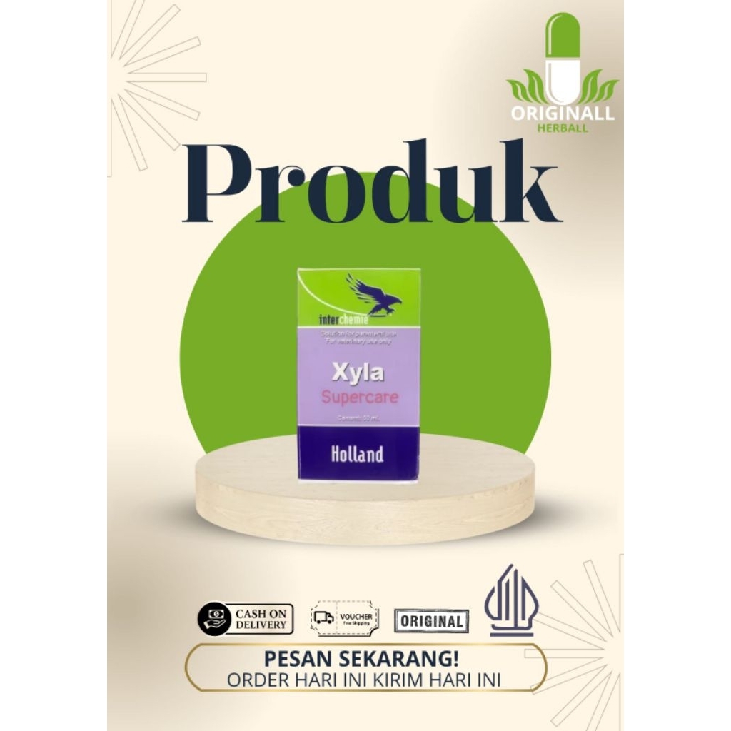 Xyla Supercare Holland 50 mL Suplemen Herbal Untuk Pernafasan Dengan Botol Transparan