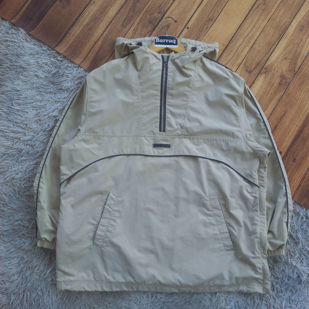 Lecaf Freewear Anorak Jacket Half Zipper Hooded Cagoule Pullover Jacket NOT gorpcore Goretex Blockte