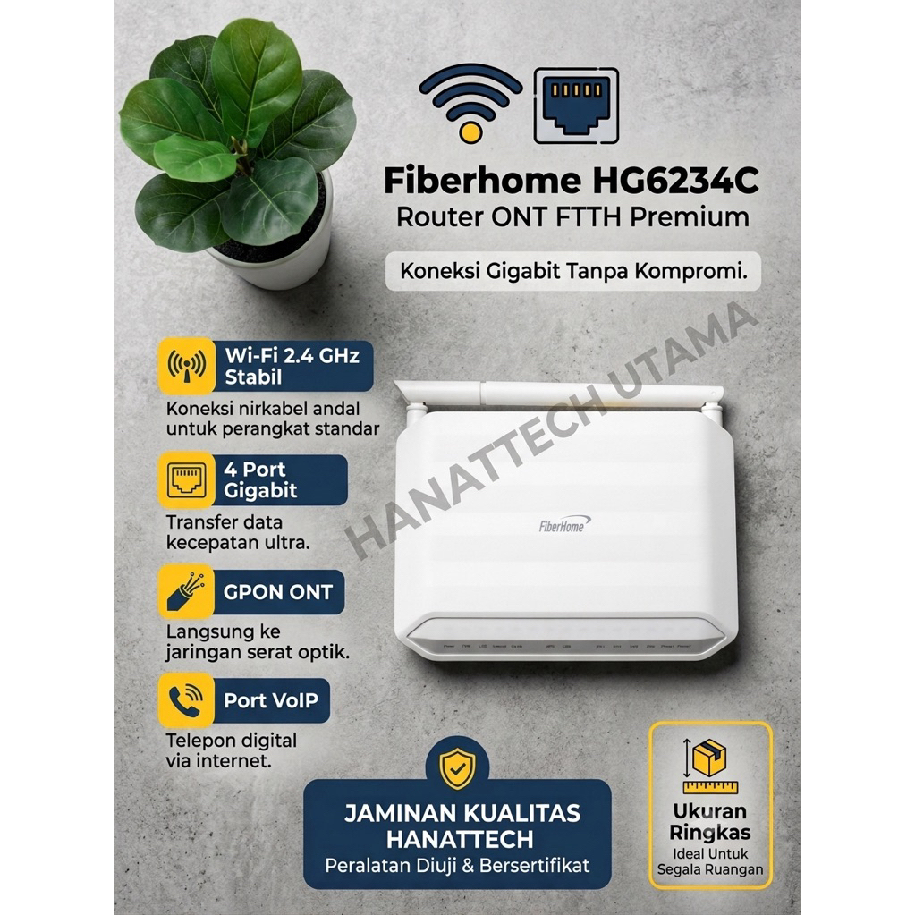 ONT FIBERHOME HG6234C FIBERHOME POLOS