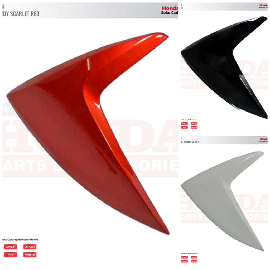 Cover Depan Kiri Honda Vario 110 FI/eSP - 64601K46N00CSR - 64601K46N00FMB - 64601K46N00PFW - COVER, 