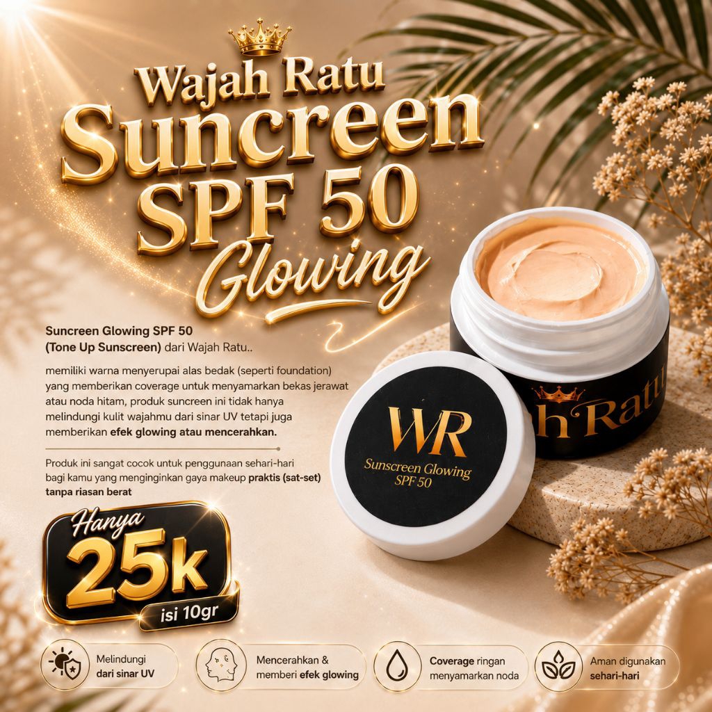 Suncreen SPF 50 Suncreen Glowing Suncreen Murah