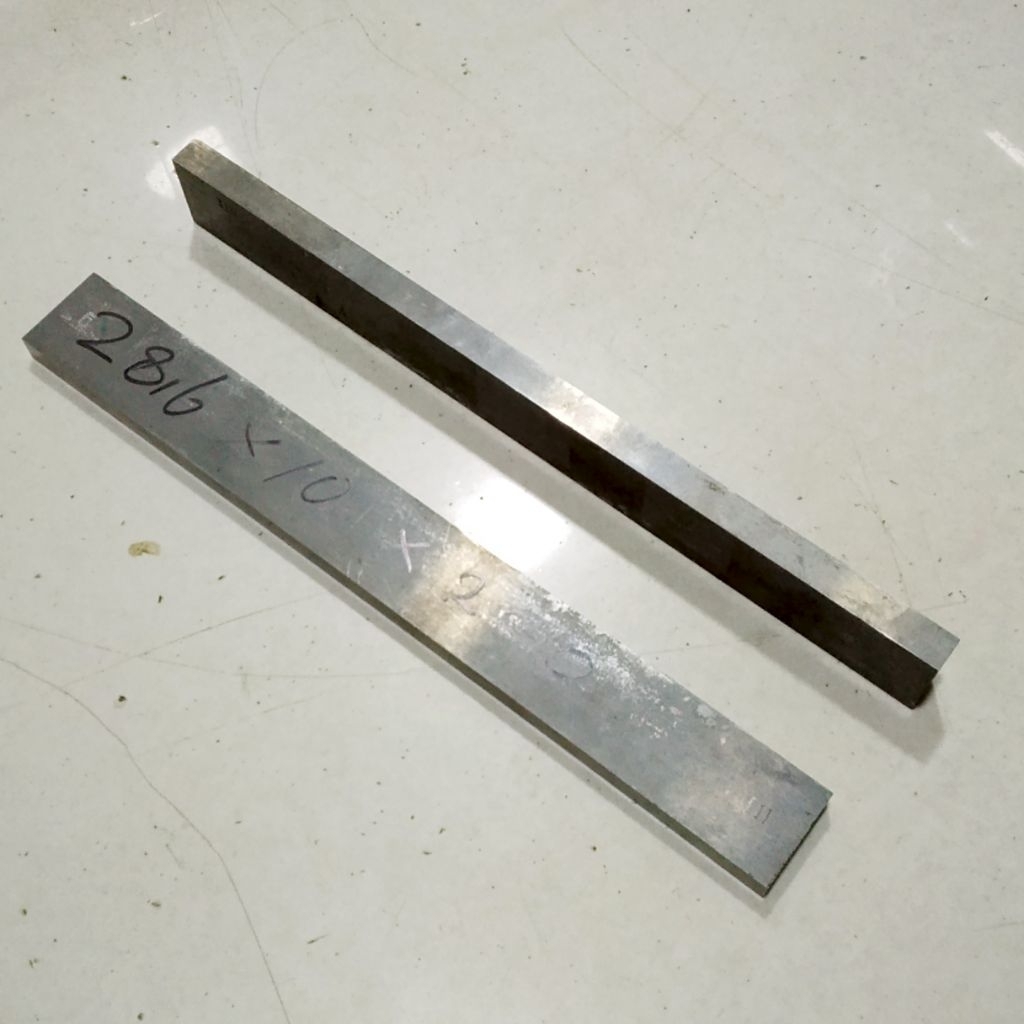 Plat Carbide tebal 10mm material full Tungsten Carbide flat plat 10 mm