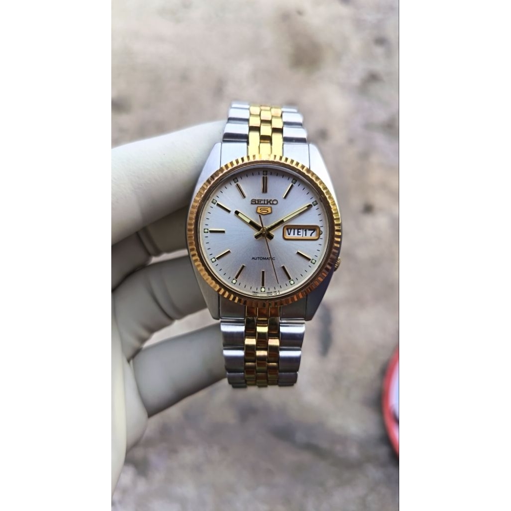 jam tangan seiko presiden  snxj90 automatis preloved original