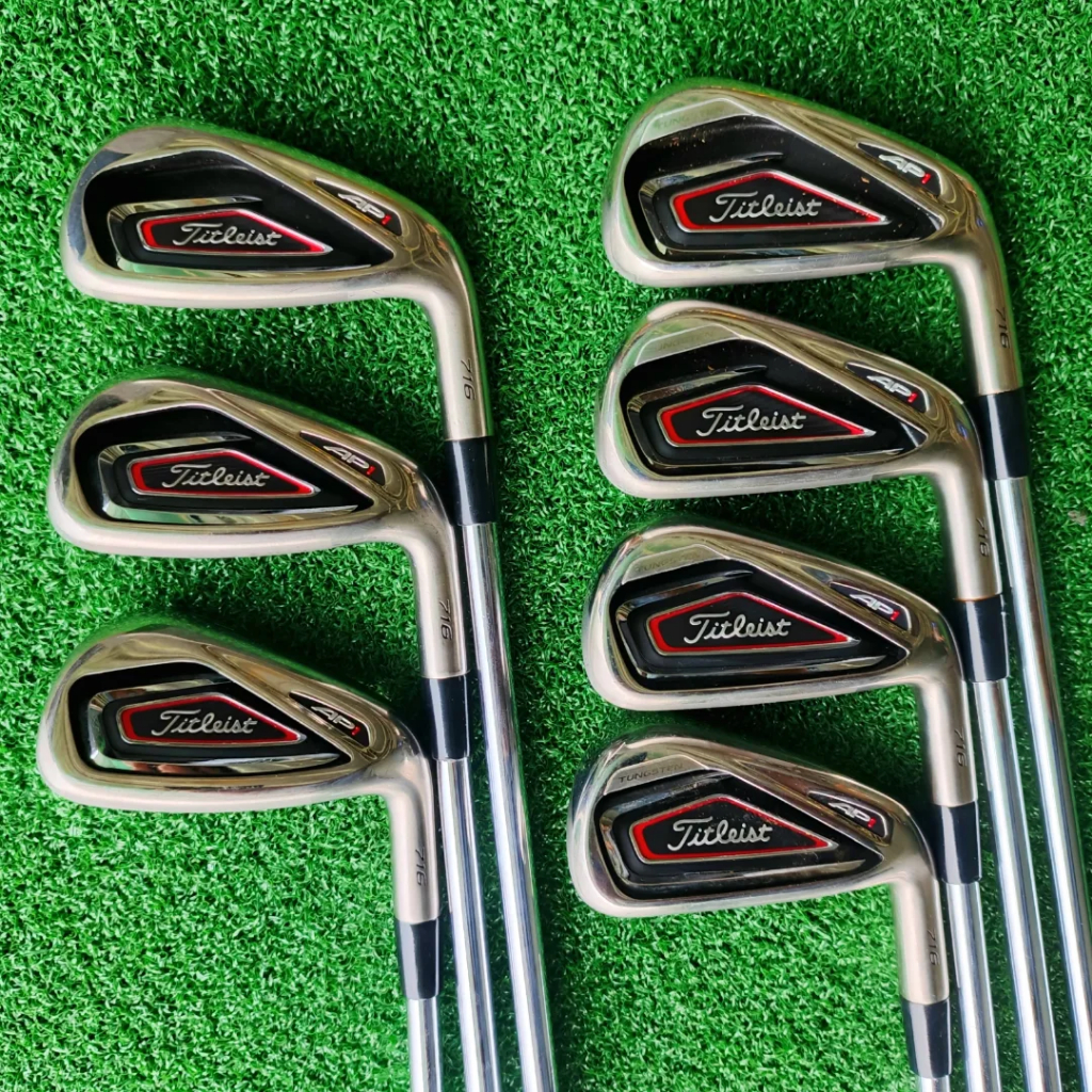 LIMITED Iron Set Titleist 716 AP1 (Upgraded Grip Jumbo MAX) 4-9,P (7 Pcs) Flex : S STOK TERBATAS