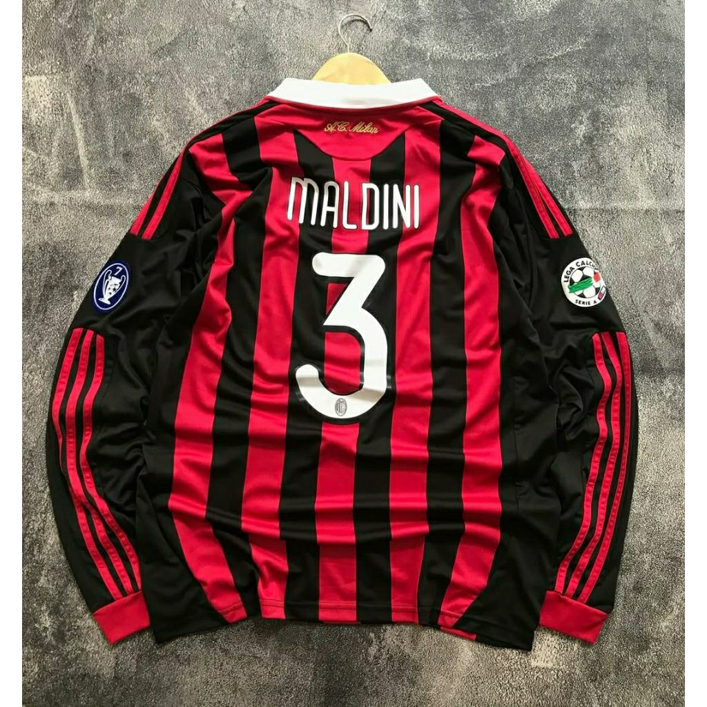 RETRO LONGSLEVEE AC MILAN HOME 2009/2010