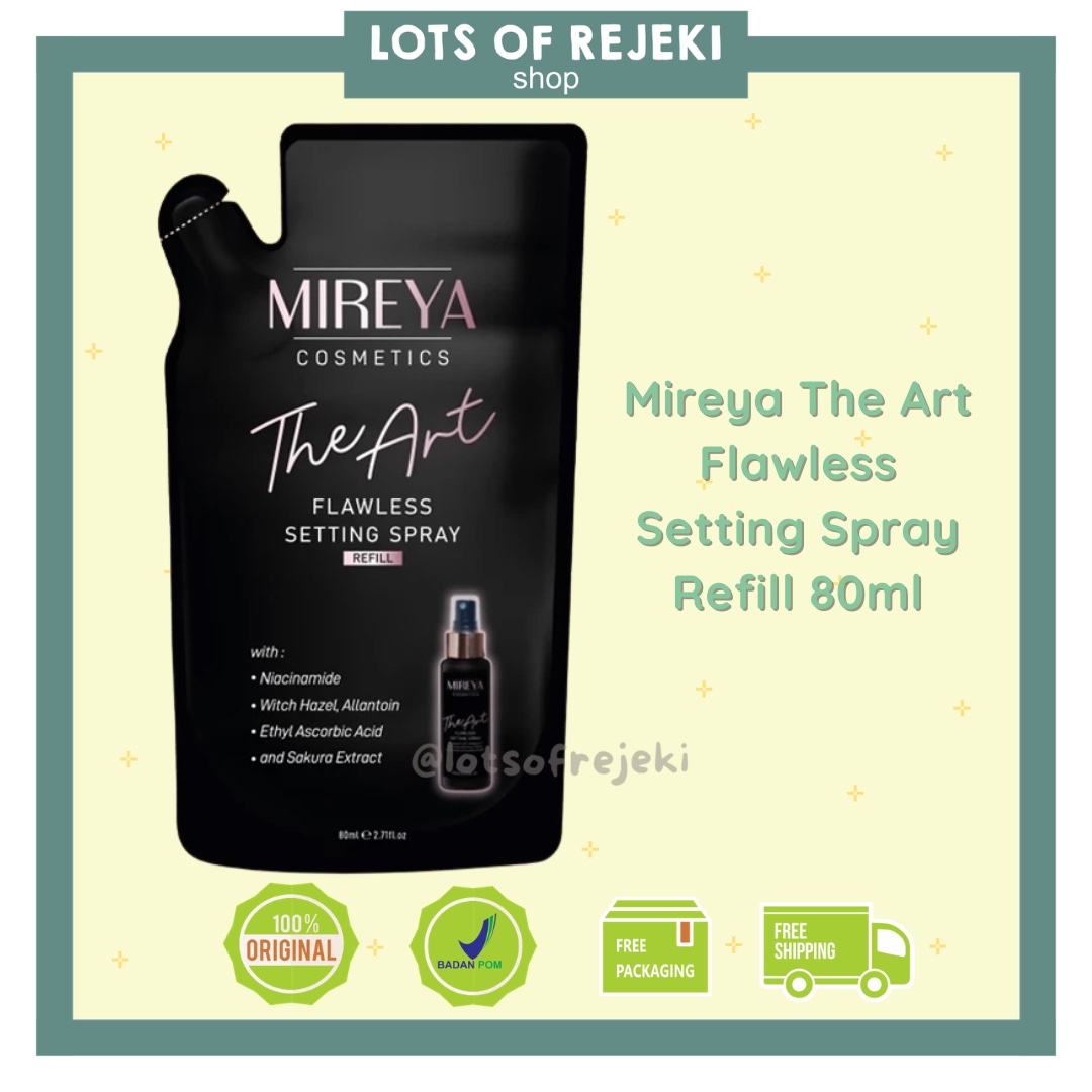 Mireya The Art Flawless Setting Spray Refill 80ml - Mireya Setting Spray & Finishing Spray