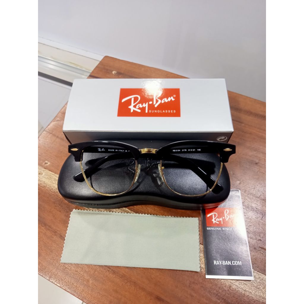 Frame Kacamata Rayban Clubmaster old