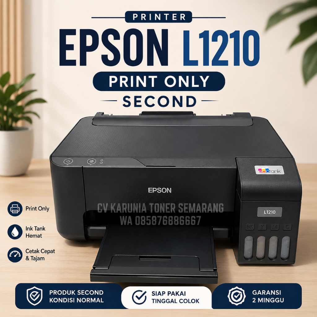 Printer Epson L1210 second siap pakai