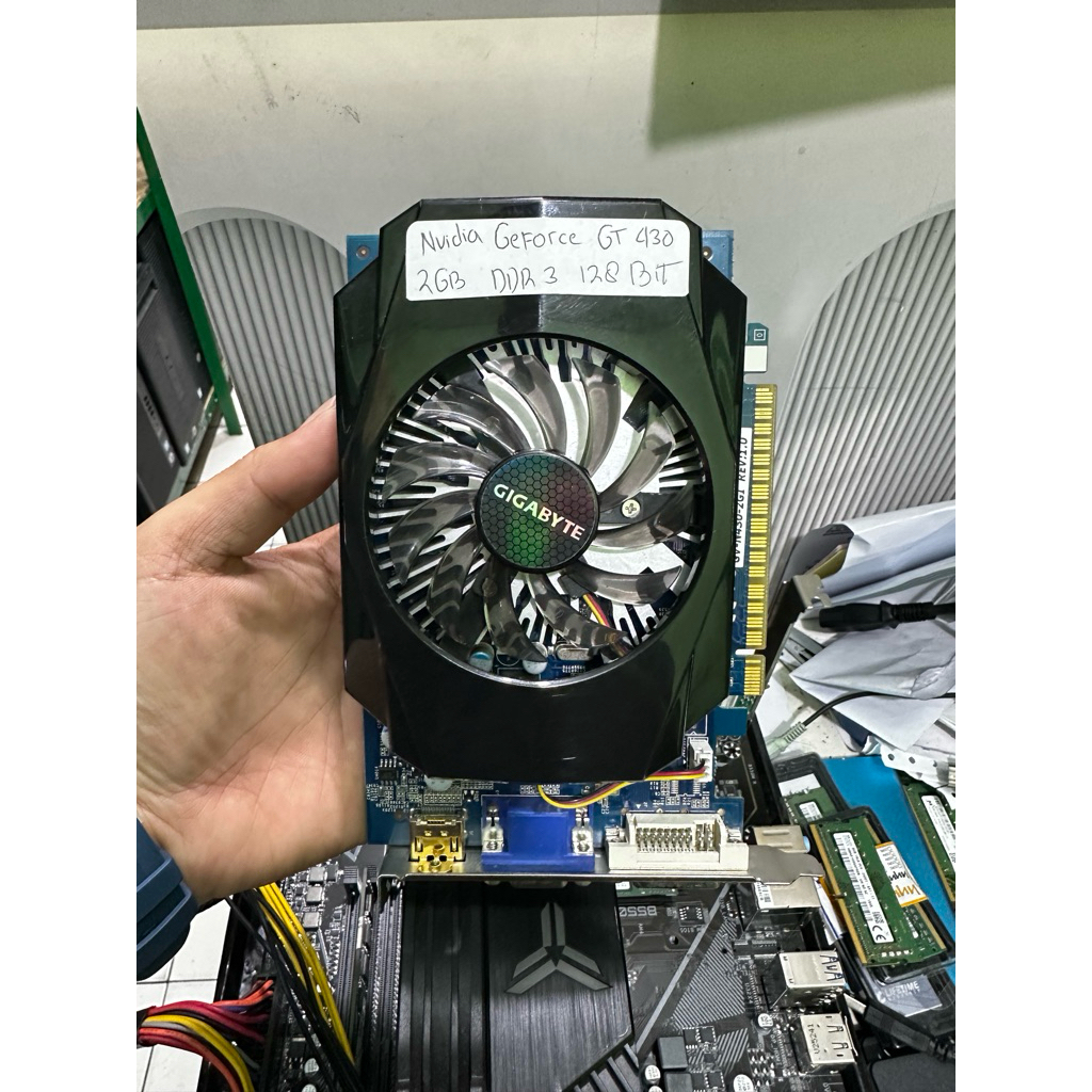 VGA CARD GIGABYTE NVIDIA GT430 2GB GDDR3 128BIT