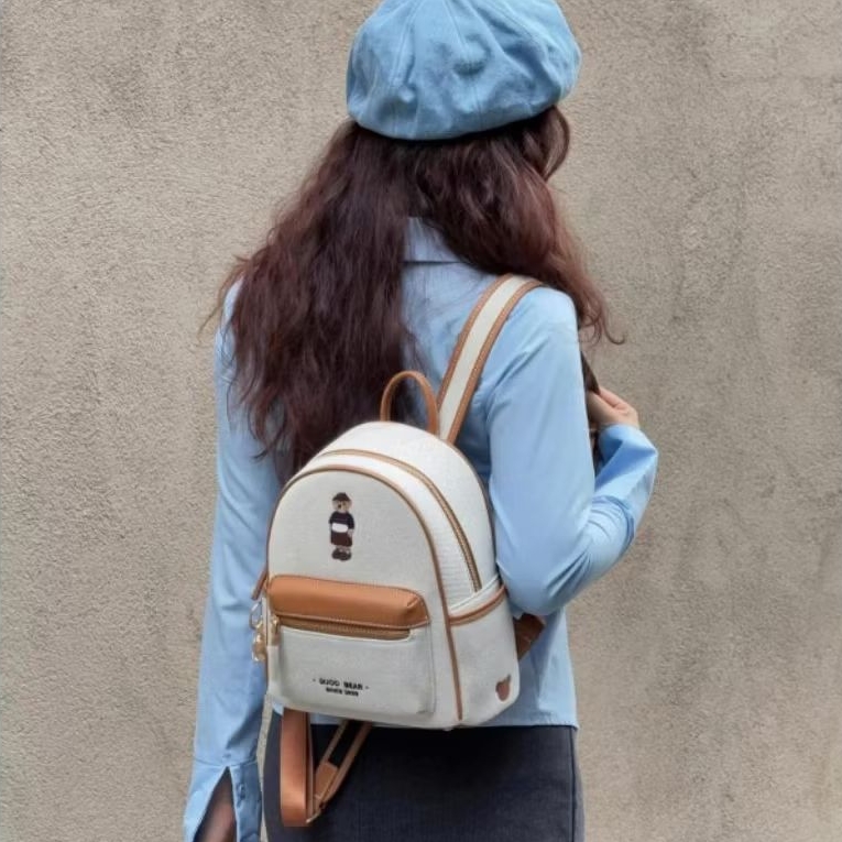 TTWN GUOO BEAR ORIGINAL GU8005 RANSEL WANITA (M) - TAS RANSEL GUOO BEAR/ TTWN BEAR TERBARU