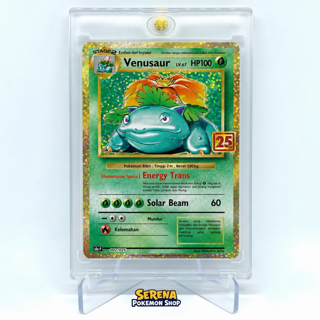 Venusaur 25th Anniversary - Pokemon TCG Indonesia