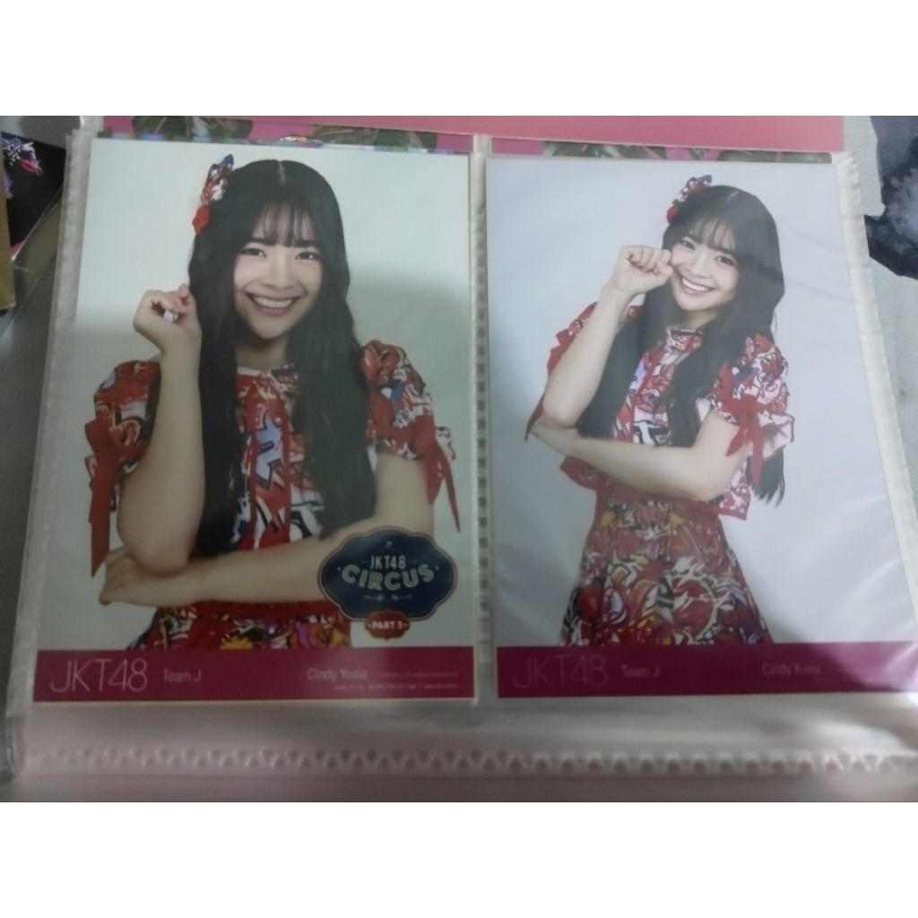 photocard postcard photopack pc pp ex member jkt48 cindy yuvia yupi michelle christo tan zhi hui cel