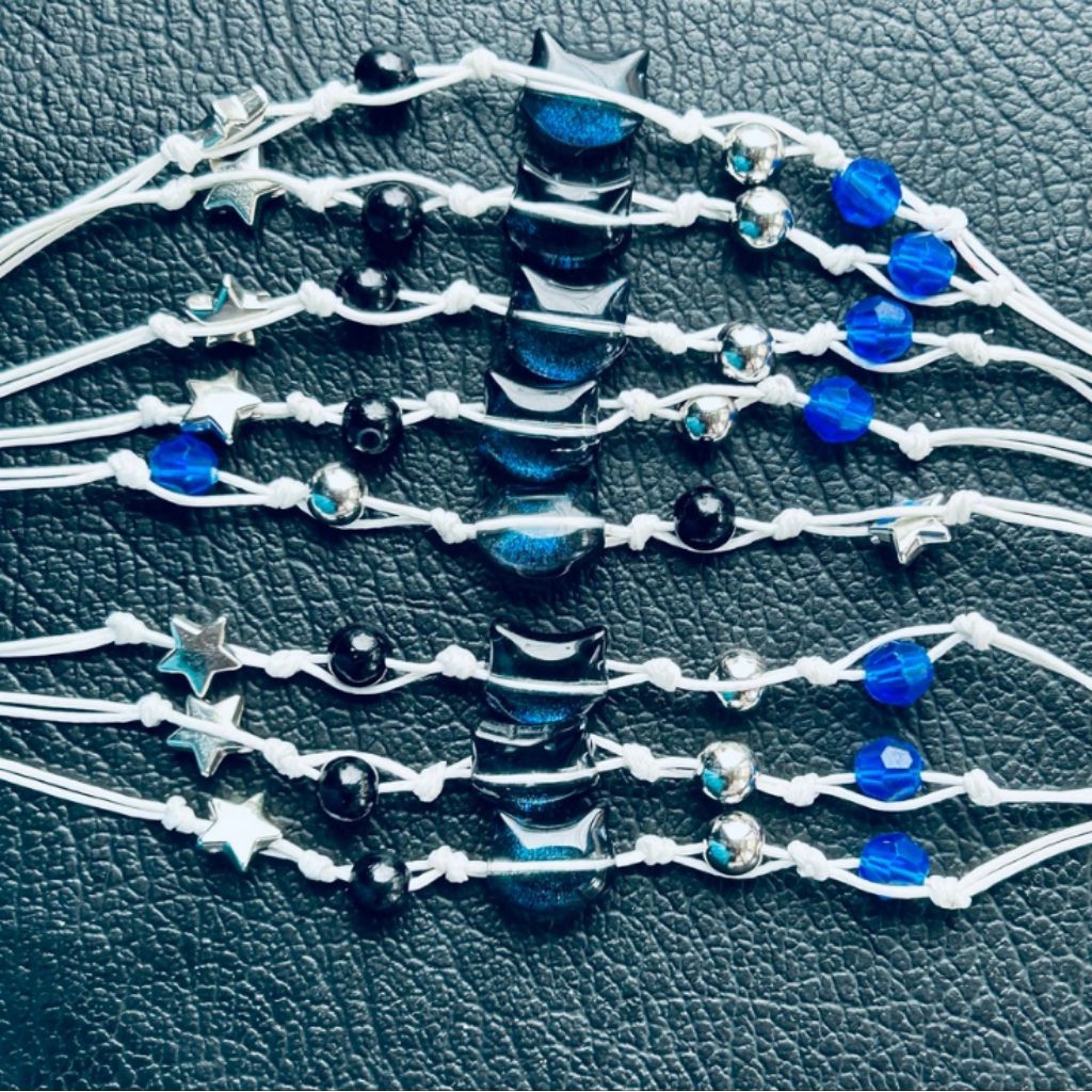ready (2 pcs) gelang couple gojo satoru dan geto suguru. gelang couple/bracelet couple/ gojo bracele