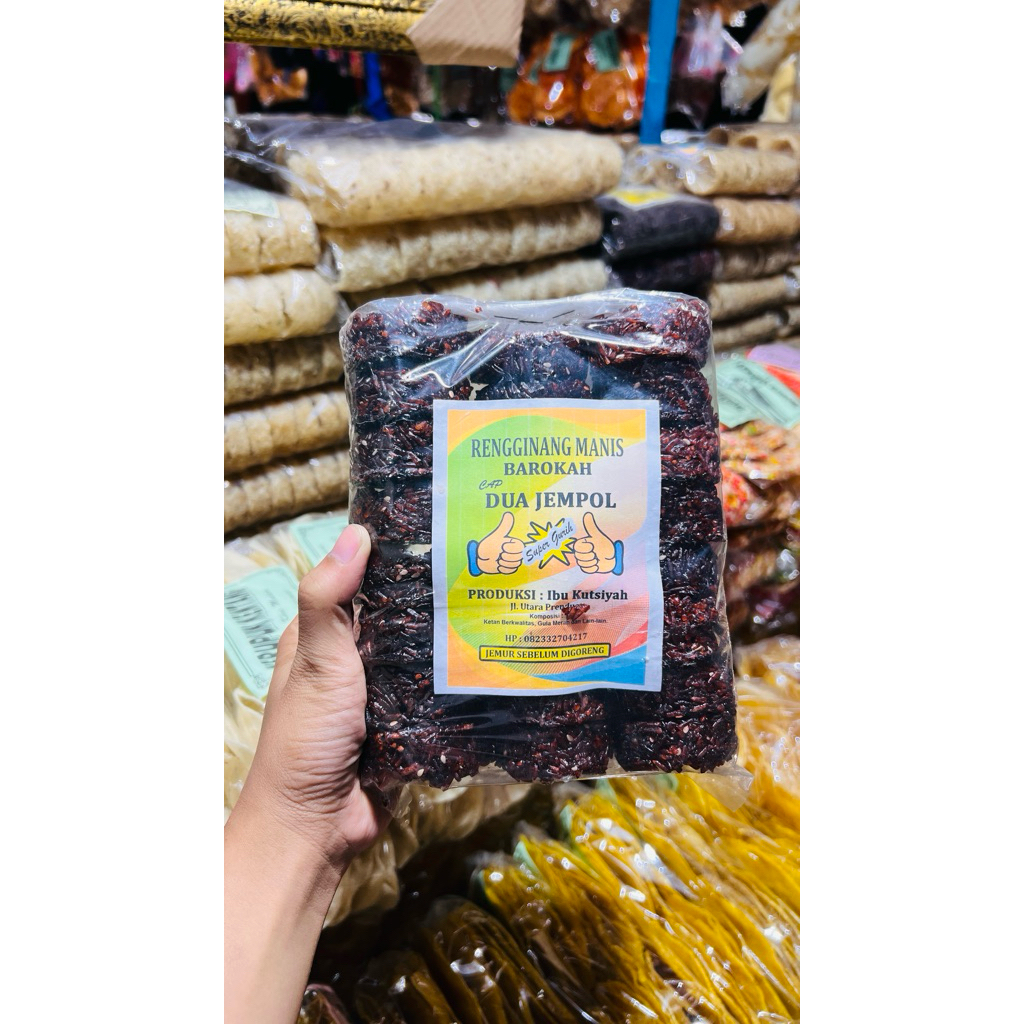 Rengginang Ketan Asli. Rengginang Manis Jempol Super