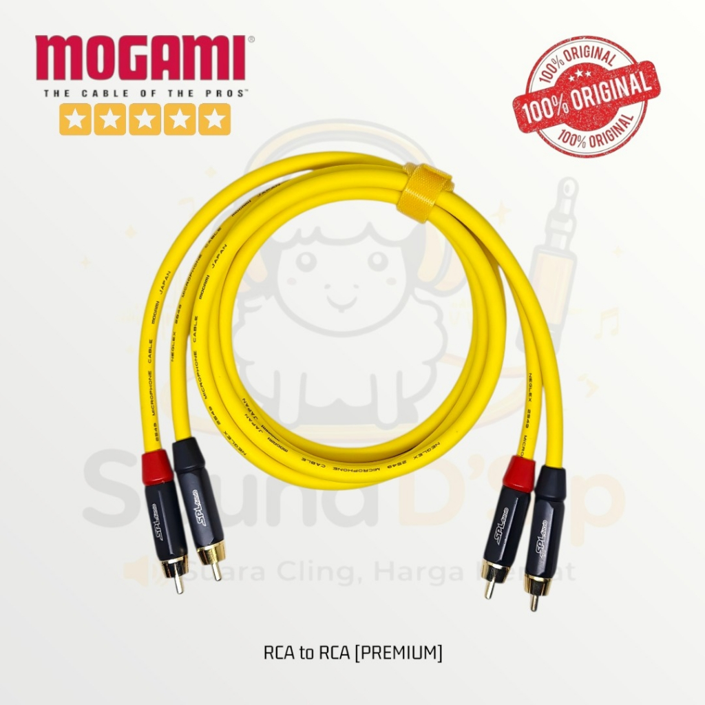 Set Input Converter/Splitter: Kabel Audio Jek RCA to RCA Mogami 2549 - Kualitas Terjamin