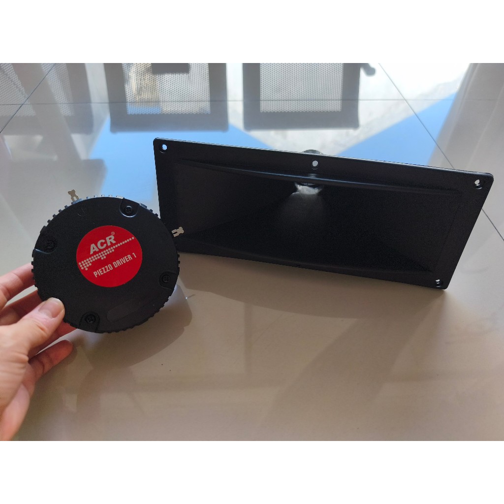 Driver piezzo acr 1 dan corong horn tweeter ABS 410 kecil plastik