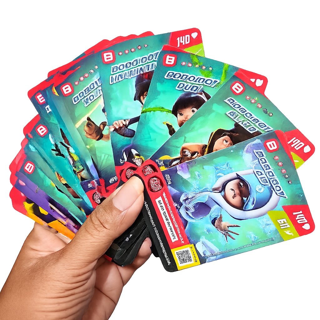 Kartu Boboiboy Choki Choki Malaysia Kad - Monsta Galaxy Card