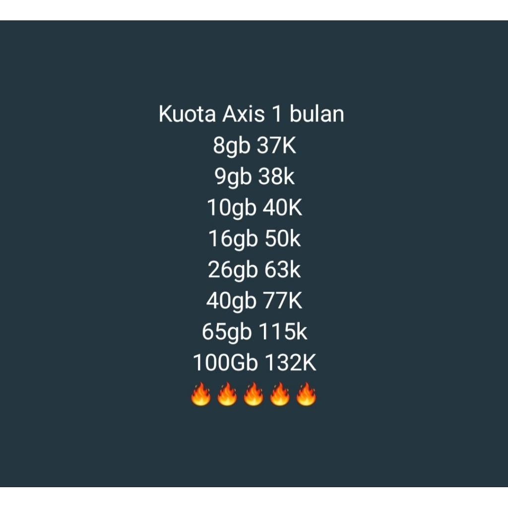 KUOTA INTERNET AXIS TERMURAH