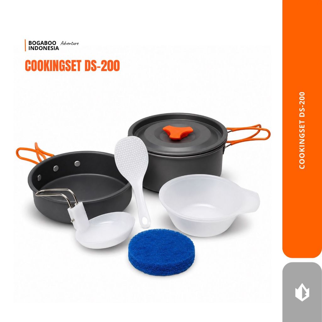 Cooking Set DS 200 - Alat Masak Camping - Cooking Set DS200