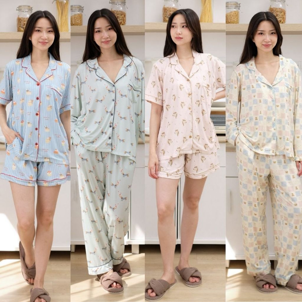 Cielyn | TENCEL Micromodal | Bliss Collection | Setelan Piyama Wanita
