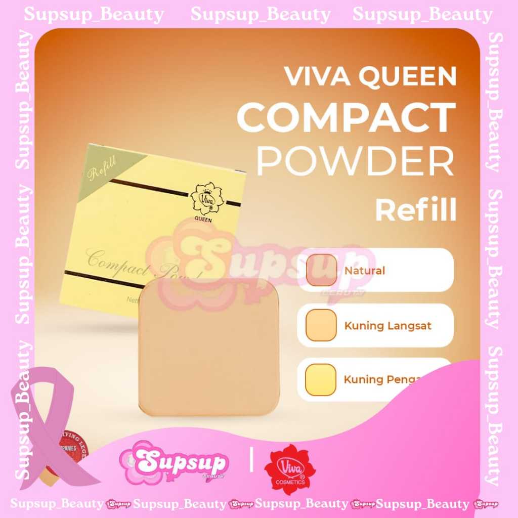 ( REFILL ) Viva Queen Compact Powder 12gr - Refill Viva Queen Compact Powder