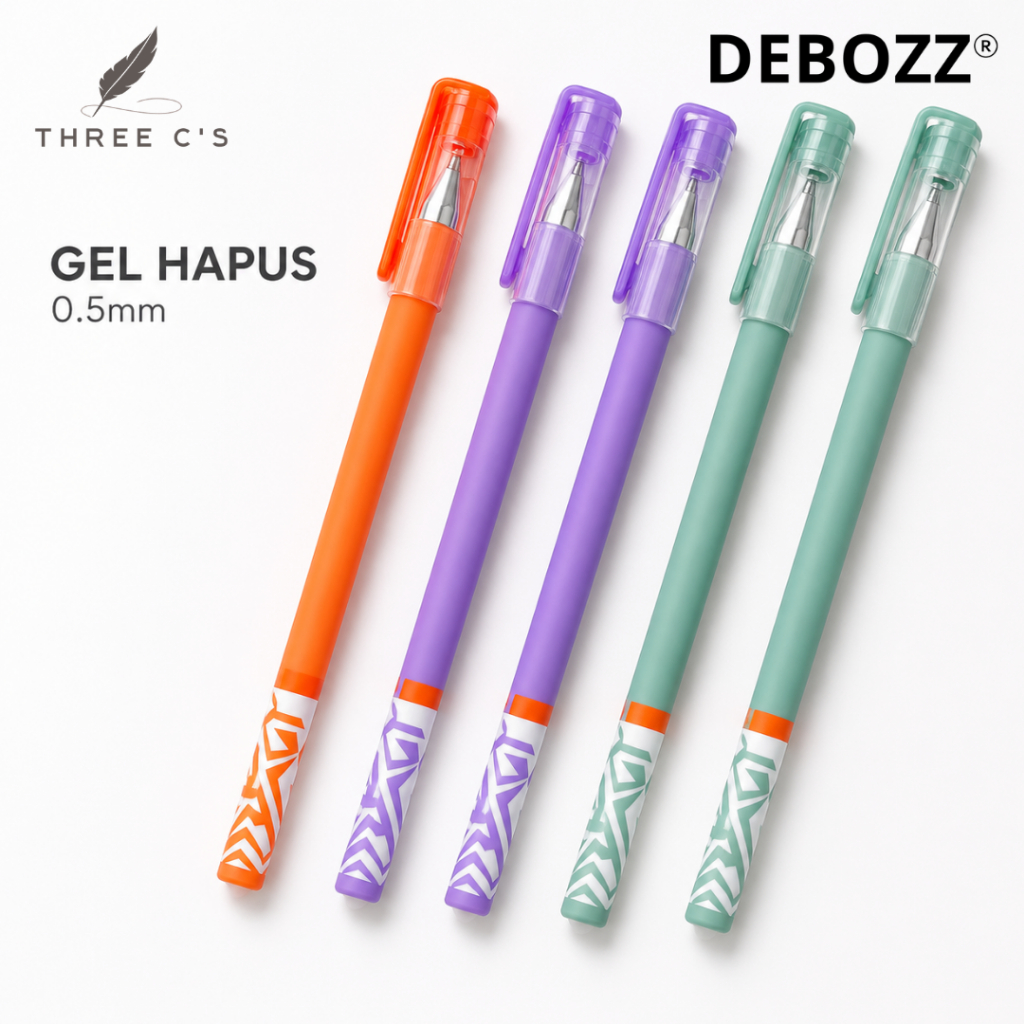 Pulpen Gel Pen Hapus DEBOZZ 1 PAK