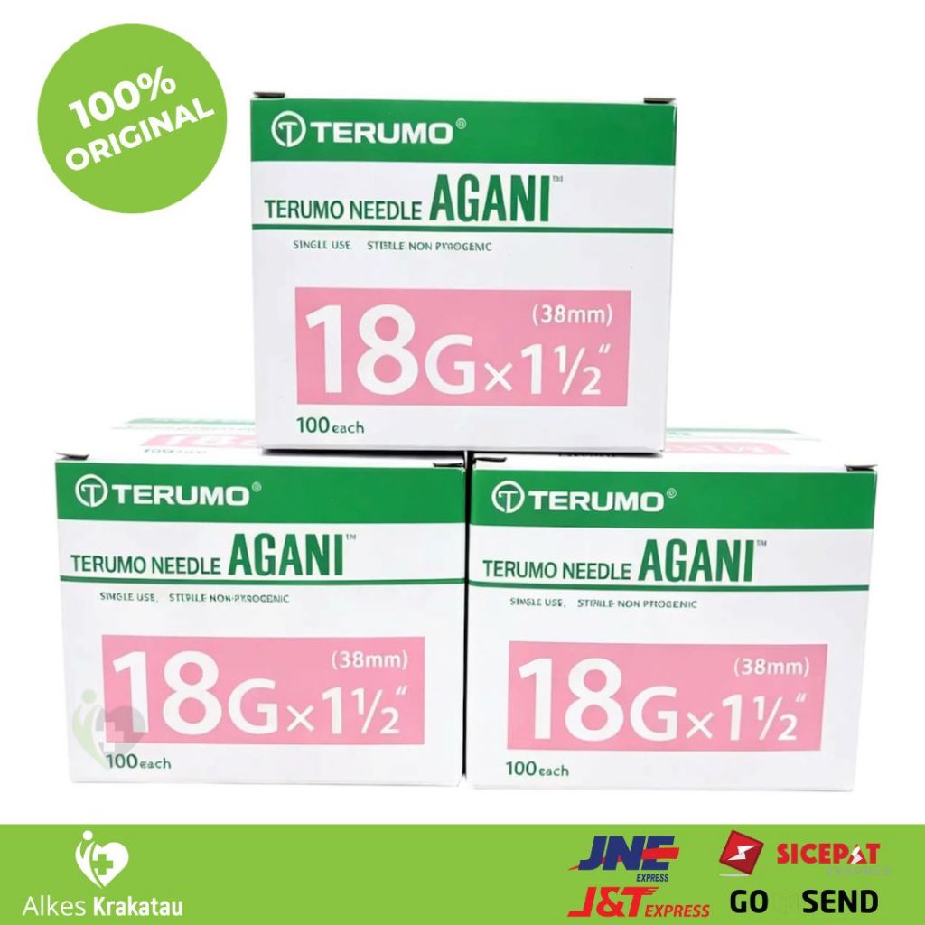Needle Terumo 18 G AGANI / / Needle 18 G / Jarum 18G