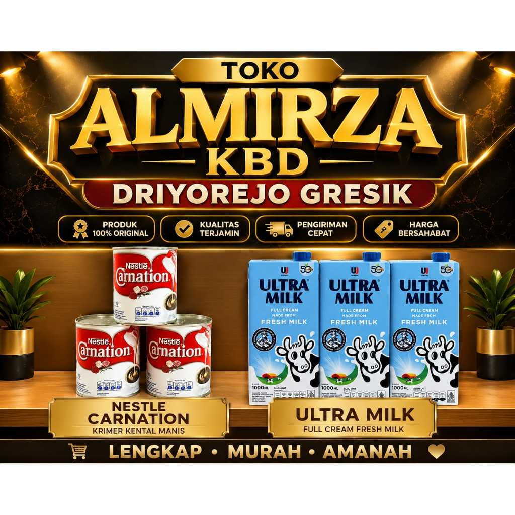 AL-MIRZA Nestle Carnation Krimer Kental Manis Dan Ultra Milk Full Cream Fresh Milk 1000ml