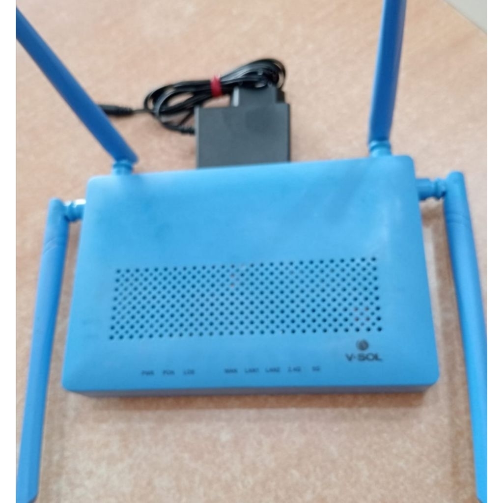 ROUTER VSOL V2802DAC GPON/EPON ONU V-SOL DUALBAND 2.4G dan 5G (BEKAS NORMAL MULUS)