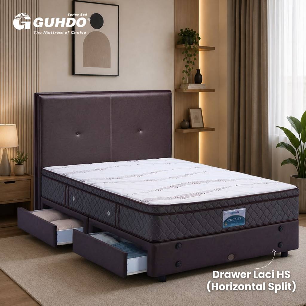 GUHDO Drawer HS - Divan Laci Horizontal Split (HANYA DIVAN)
