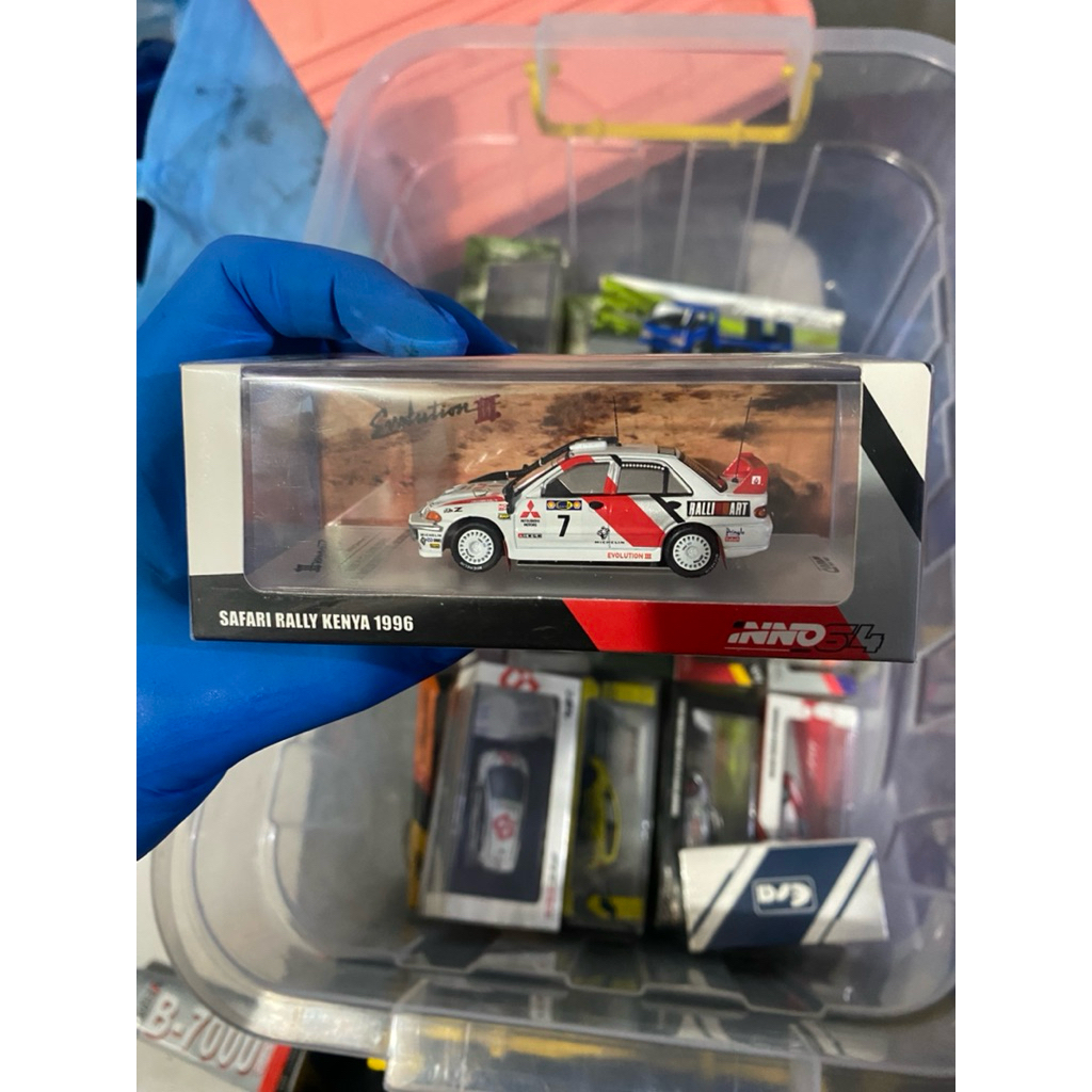 inno64 lancer evo 3 rally kenya seal diecast 1/64
