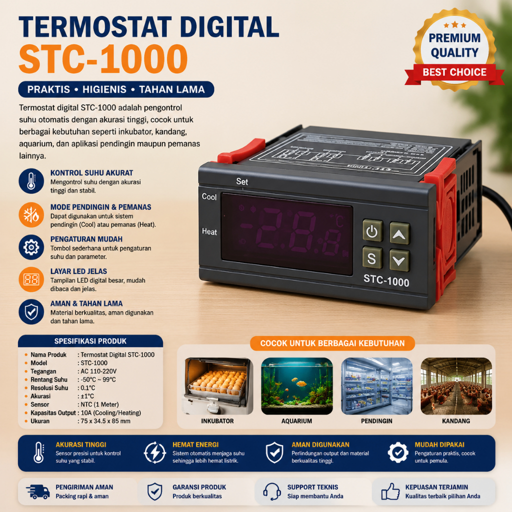 STC1000 Thermostat Digital Temperature Control / Thermostat STC 1000