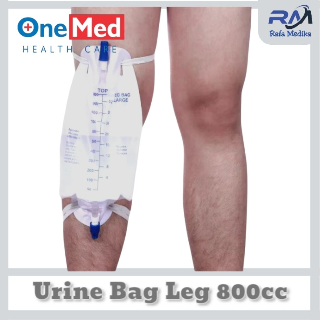 Urine Bag Leg 800cc   Urine Bag Paha  Kantong Urine Sterile  Urine Bag Leg Onemed