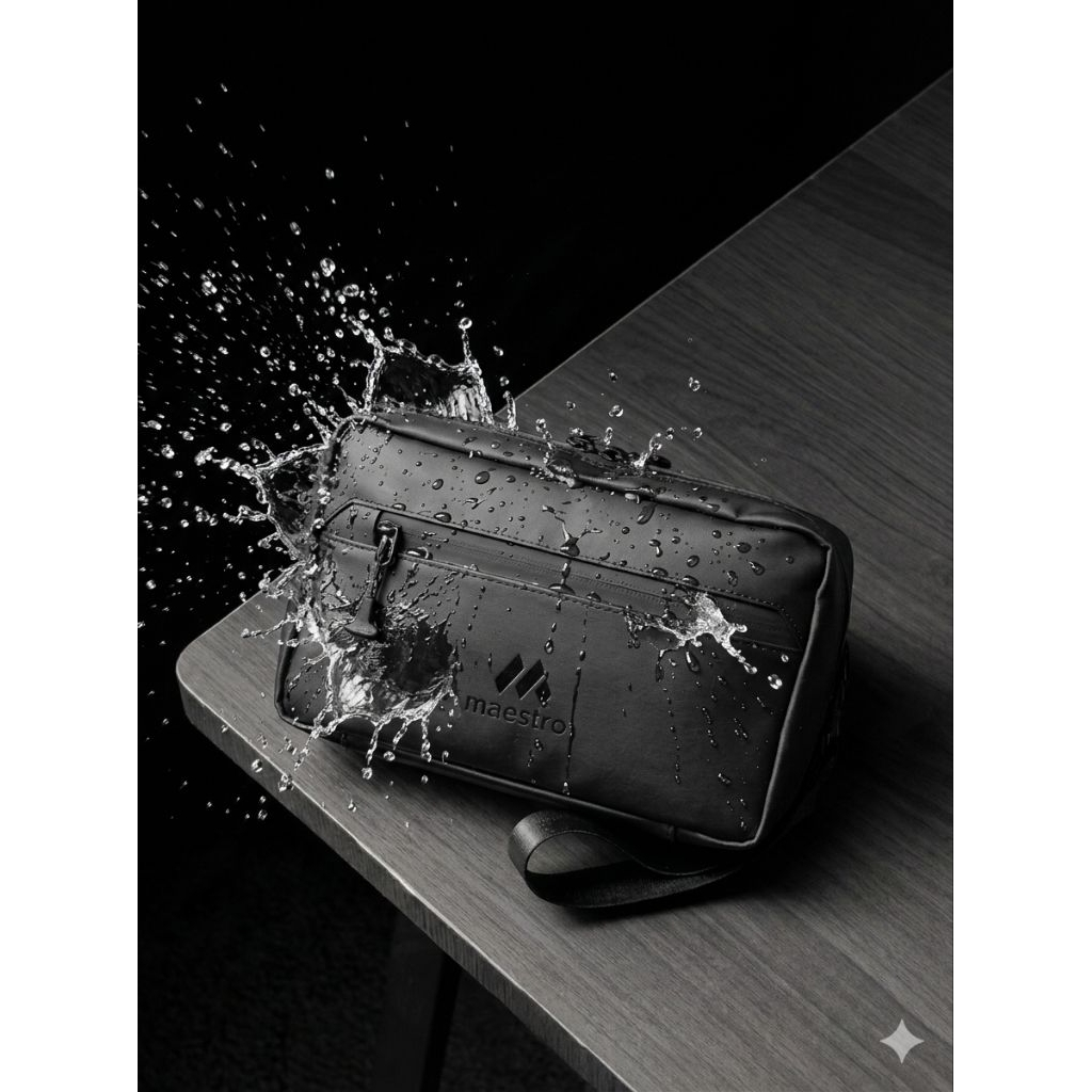 HANDBAG MAESTRO ZERO ONE Water Proof, Slim, Three in One Bag