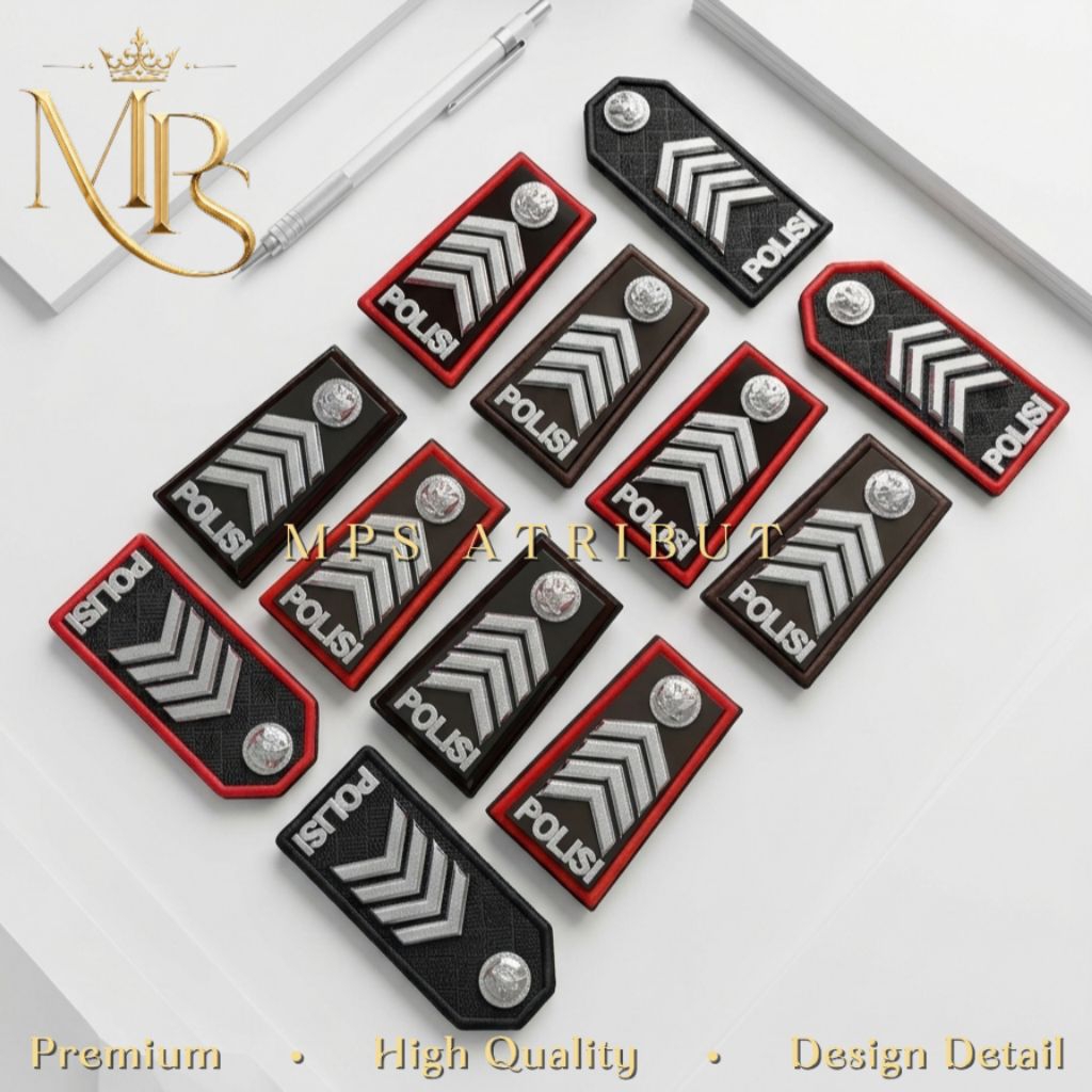 Pangkat Bripka Polri Premium Luxury Terlengkap - Pangkat Pdh Bripka Polri Full Mika Exclusive - Pang