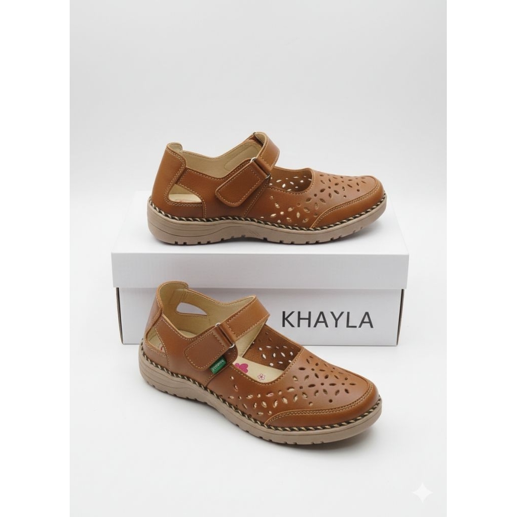 Sepatu cewek model santai terbaru kulit asli