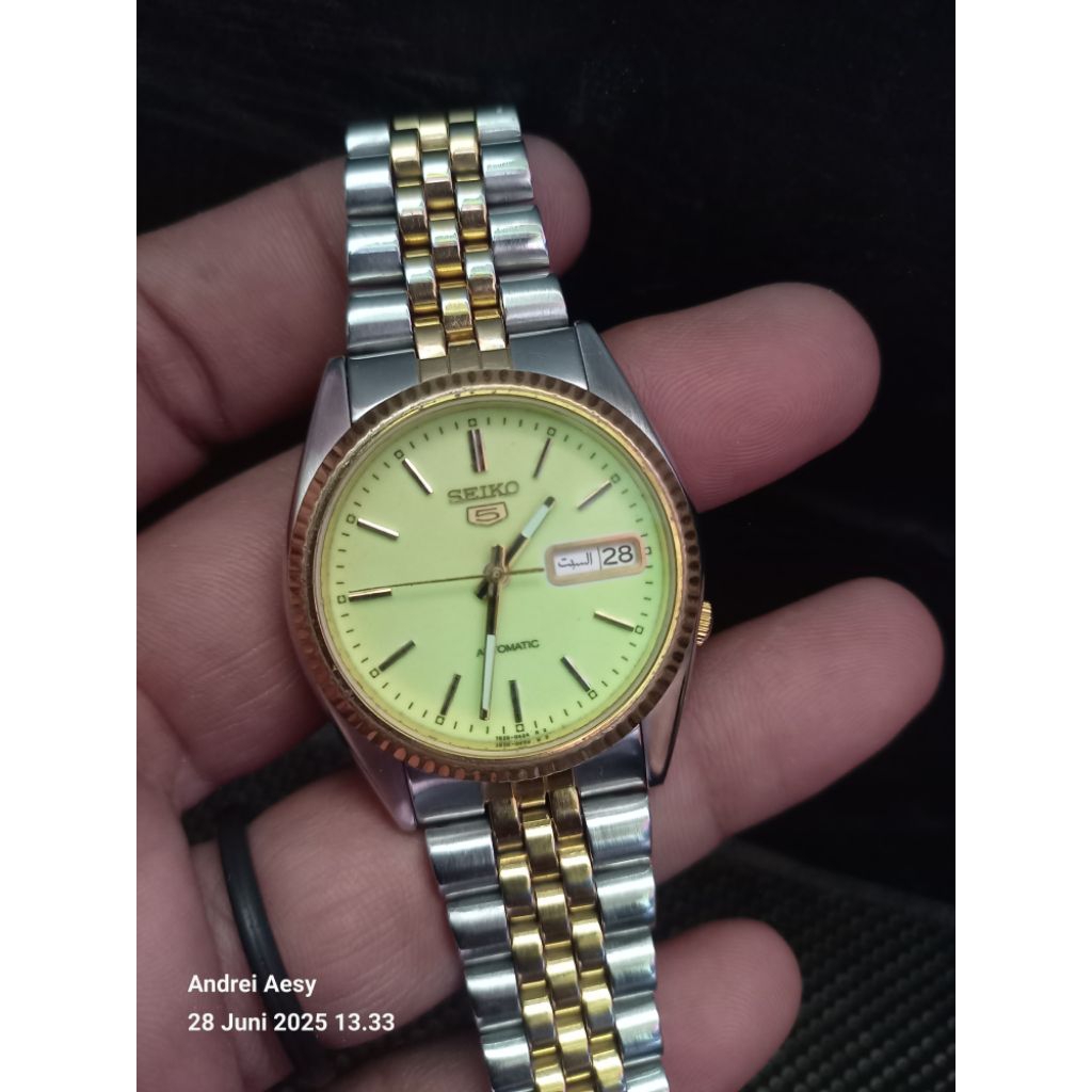 SEIKO SKXZD8 two tone  President (SNXJ90)