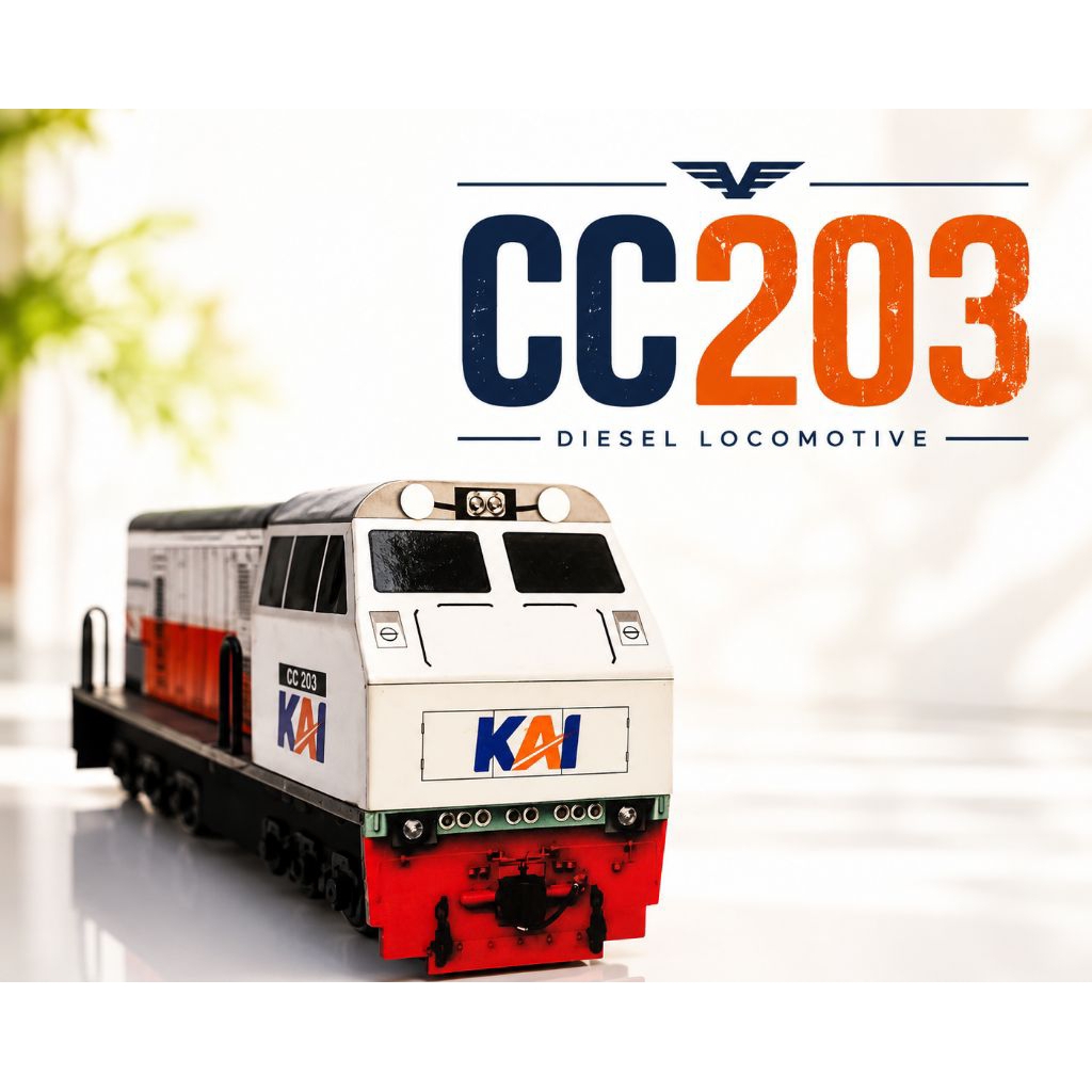 Kereta Lokomotif Mainan CC203