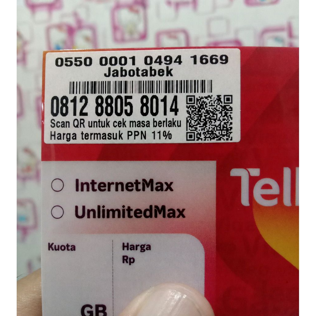 nomor cantik simpati 805 BOS
